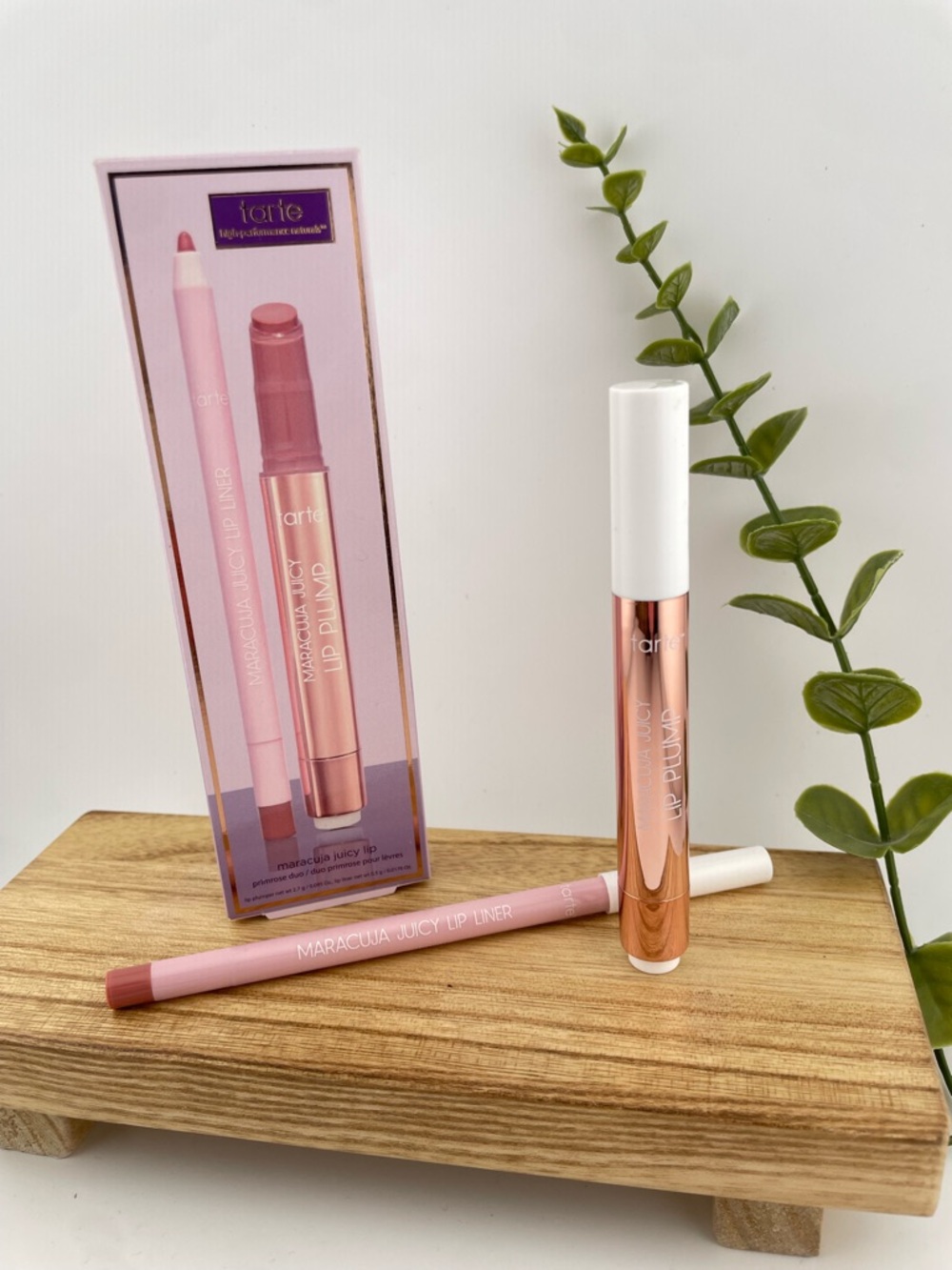 TARTE | “Primrose” | Maracuja Juicy Lip Plump + Lip Liner Set (Brand New!) 🌼